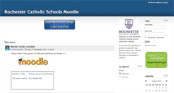 Desktop Screenshot of moodle.rcatholic.org